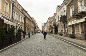 07.11.2020 Sandomierz. Puste ulice / Grażyna Szlęzak-Wójcik / Radio Kielce