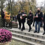11.11.2020. Sandomierz. Uroczystości patriotyczne przy pomniku 2. Pułku Piechoty Legionów Armii Krajowej / Grażyna Szlęzak-Wójcik / Radio Kielce