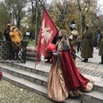 11.11.2020. Sandomierz. Uroczystości patriotyczne przy pomniku 2. Pułku Piechoty Legionów Armii Krajowej / Grażyna Szlęzak-Wójcik / Radio Kielce