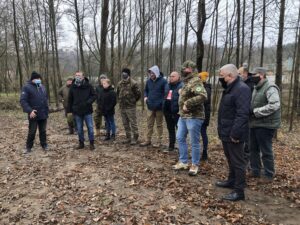 28.11.2020 Królewice. Uroczystość na cmentarzu wojennym z 1915 roku / Grażyna Szlęzak-Wójcik / Radio Kielce