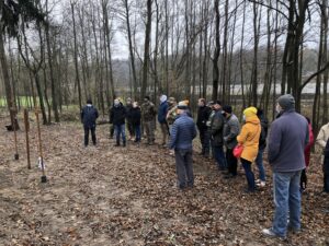 28.11.2020 Królewice. Uroczystość na cmentarzu wojennym z 1915 roku / Grażyna Szlęzak-Wójcik / Radio Kielce