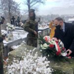 30.11.2020. Sandomierz. Uroczystości z okazji 190 rocznicy wybuchu powstania listopadowego. Na zdjęciu: Marek Kwitek - poseł PiS / Grażyna-Szlęzak-Wójcik / Radio Kielce