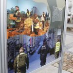 17.11.2020 Kielce. Otwarcie wystawy "10 Świętokrzyska Brygada Obrony Terytorialnej wyjątkowa służba, nieocenione wsparcie" na Rynku / Jarosław Kubalski / Radio Kielce