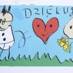 19.11.2020 Kielce. Dzieci z Przedszkola Samorządowego nr 13 w Kielcach wykonały rysunki dla personelu medycznego Wojewódzkiego Szpitala Zespolonego w Kielcach / Jarosław Kubalski / Radio Kielce