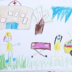 19.11.2020 Kielce. Dzieci z Przedszkola Samorządowego nr 13 w Kielcach wykonały rysunki dla personelu medycznego Wojewódzkiego Szpitala Zespolonego w Kielcach / Jarosław Kubalski / Radio Kielce