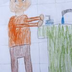 19.11.2020 Kielce. Dzieci z Przedszkola Samorządowego nr 13 w Kielcach wykonały rysunki dla personelu medycznego Wojewódzkiego Szpitala Zespolonego w Kielcach / Jarosław Kubalski / Radio Kielce