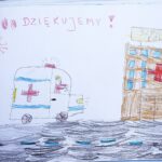 19.11.2020 Kielce. Dzieci z Przedszkola Samorządowego nr 13 w Kielcach wykonały rysunki dla personelu medycznego Wojewódzkiego Szpitala Zespolonego w Kielcach / Jarosław Kubalski / Radio Kielce