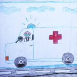 19.11.2020 Kielce. Dzieci z Przedszkola Samorządowego nr 13 w Kielcach wykonały rysunki dla personelu medycznego Wojewódzkiego Szpitala Zespolonego w Kielcach / Jarosław Kubalski / Radio Kielce