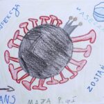 19.11.2020 Kielce. Dzieci z Przedszkola Samorządowego nr 13 w Kielcach wykonały rysunki dla personelu medycznego Wojewódzkiego Szpitala Zespolonego w Kielcach / Jarosław Kubalski / Radio Kielce