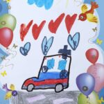 19.11.2020 Kielce. Dzieci z Przedszkola Samorządowego nr 13 w Kielcach wykonały rysunki dla personelu medycznego Wojewódzkiego Szpitala Zespolonego w Kielcach / Jarosław Kubalski / Radio Kielce