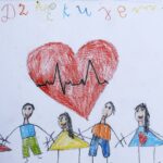 19.11.2020 Kielce. Dzieci z Przedszkola Samorządowego nr 13 w Kielcach wykonały rysunki dla personelu medycznego Wojewódzkiego Szpitala Zespolonego w Kielcach / Jarosław Kubalski / Radio Kielce