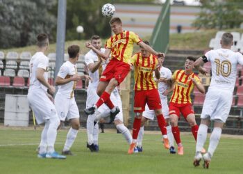 08.08.2020 Kielce. 2. kolejka III ligi: Korona II Kielce - ŁKS Probudex Łagów / Jarosław Kubalski / Radio Kielce