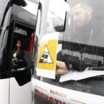 09.11.2020 Kielce. Protest przewoźników autobusowych / Jarosław Kubalski / Radio Kielce