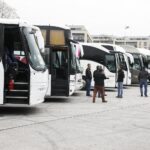 09.11.2020 Kielce. Protest przewoźników autobusowych / Jarosław Kubalski / Radio Kielce