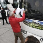 09.11.2020 Kielce. Protest przewoźników autobusowych / Jarosław Kubalski / Radio Kielce