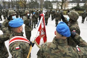 21.11.2020 Kielce. Centrum Przygotowań do Misji Zagranicznych. Przysięga elewów służby przygotowawczej / Jarosław Kubalski / Radio Kielce