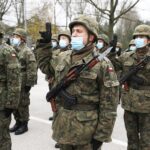 21.11.2020 Kielce. Centrum Przygotowań do Misji Zagranicznych. Przysięga elewów służby przygotowawczej / Jarosław Kubalski / Radio Kielce