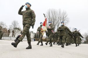 21.11.2020 Kielce. Centrum Przygotowań do Misji Zagranicznych. Przysięga elewów służby przygotowawczej / Jarosław Kubalski / Radio Kielce