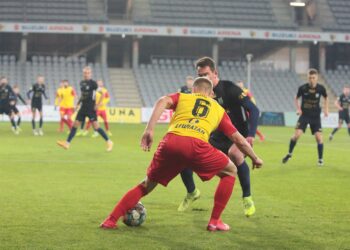 18.11.2020. Kielce. Mecz Korona Kielce - Stomil Olsztyn / Wiktor Taszłow / Radio Kielce