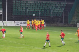 07.11.2020 Sosnowiec. Mecz Fortuna 1. Ligi Zagłębie Sosnowiec - Korona Kielce / Krzysztof Bujnowicz / Radio Kielce