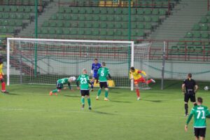 21.11.2020 Bełchatów. Mecz Fortuna 1. Ligi. GKS Bełchatów - Korona Kielce / Krzysztof Bujnowicz / Radio Kielce