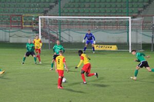 21.11.2020 Bełchatów. Mecz Fortuna 1. Ligi. GKS Bełchatów - Korona Kielce / Krzysztof Bujnowicz / Radio Kielce