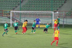 21.11.2020 Bełchatów. Mecz Fortuna 1. Ligi. GKS Bełchatów - Korona Kielce / Krzysztof Bujnowicz / Radio Kielce