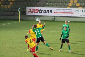 21.11.2020 Bełchatów. Mecz Fortuna 1. Ligi. GKS Bełchatów - Korona Kielce / Krzysztof Bujnowicz / Radio Kielce