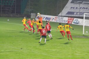 07.11.2020 Sosnowiec. Mecz Fortuna 1. Ligi Zagłębie Sosnowiec - Korona Kielce / Krzysztof Bujnowicz / Radio Kielce