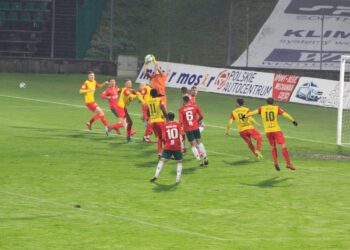 07.11.2020 Sosnowiec. Mecz Fortuna 1. Ligi Zagłębie Sosnowiec - Korona Kielce / Krzysztof Bujnowicz / Radio Kielce