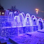 Ostrowiec. Iluminacje świąteczne / Marzena Mąkosa / Radio Kielce