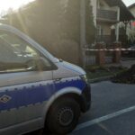 16.11.2020 Ostrowiec Świętokrzyski. Niewybuch na Gutwinie / KPP Ostrowiec Świętokrzyski