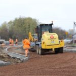 10.11.2020. Ostrowiec Świętokrzyski. Prace przy ulicy Dunalka / UM Ostrowiec Świętokrzyski