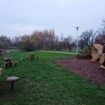 22.11.2020 Ostrowiec Świętokrzyski. Stacja edukacyjna - drugie życie drzewa / Emilia Sitarska / Radio Kielce