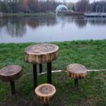 22.11.2020 Ostrowiec Świętokrzyski. Stacja edukacyjna - drugie życie drzewa / Emilia Sitarska / Radio Kielce