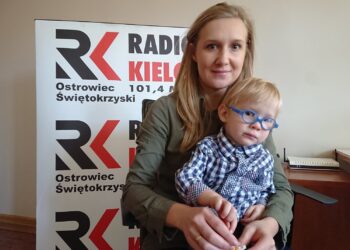 Paulina Sternik z synem Szymkiem / Emilia Sitarska / Radio Kielce