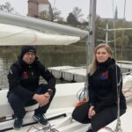 04.11.2020. Sandomierz. Na zdjęciu: Szymon Kuczyński i Anna Jastrzębska / Grażyna Szlęzak-Wójcik / Radio Kielce