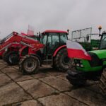 12.11.2020. Włostów. Spotkanie rolników przed strajkiem i blokowaniem dróg / Emilia Sitarska / Radio Kielce