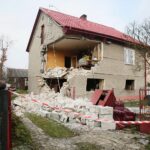 26.11.2020. Łukowa. Wybuch gazu w domu jednorodzinnym / Wiktor Taszłow / Radio Kielce