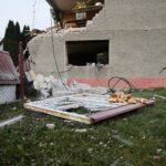 26.11.2020. Łukowa. Wybuch gazu w domu jednorodzinnym / Wiktor Taszłow / Radio Kielce