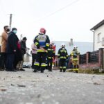 26.11.2020. Łukowa. Wybuch gazu w domu jednorodzinnym / Wiktor Taszłow / Radio Kielce