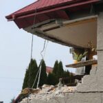 26.11.2020. Łukowa. Wybuch gazu w domu jednorodzinnym / Wiktor Taszłow / Radio Kielce