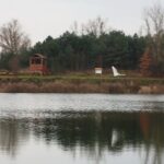 28.11.2020. Lipowica. Zbiornik wodny / Wiktor Taszłow / Radio Kielce