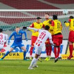 28.11.2020. Kielce. 28.11.2020. Kielce. 14. kolejka Fortuna 1 ligi. Korona Kielce - Resovia Rzeszów / Wiktor Taszłow / Radio Kielce