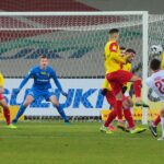 28.11.2020. Kielce. 28.11.2020. Kielce. 14. kolejka Fortuna 1 ligi. Korona Kielce - Resovia Rzeszów / Wiktor Taszłow / Radio Kielce