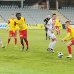 28.11.2020. Kielce. 28.11.2020. Kielce. 14. kolejka Fortuna 1 ligi. Korona Kielce - Resovia Rzeszów / Wiktor Taszłow / Radio Kielce