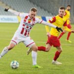 28.11.2020. Kielce. 28.11.2020. Kielce. 14. kolejka Fortuna 1 ligi. Korona Kielce - Resovia Rzeszów / Wiktor Taszłow / Radio Kielce