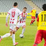 28.11.2020. Kielce. 28.11.2020. Kielce. 14. kolejka Fortuna 1 ligi. Korona Kielce - Resovia Rzeszów / Wiktor Taszłow / Radio Kielce