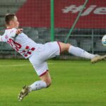 28.11.2020. Kielce. 28.11.2020. Kielce. 14. kolejka Fortuna 1 ligi. Korona Kielce - Resovia Rzeszów / Wiktor Taszłow / Radio Kielce