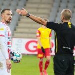 28.11.2020. Kielce. 28.11.2020. Kielce. 14. kolejka Fortuna 1 ligi. Korona Kielce - Resovia Rzeszów / Wiktor Taszłow / Radio Kielce